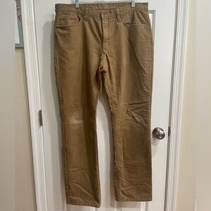 Eddie Bauer fleece lined khakis - 36/34 - very warm!